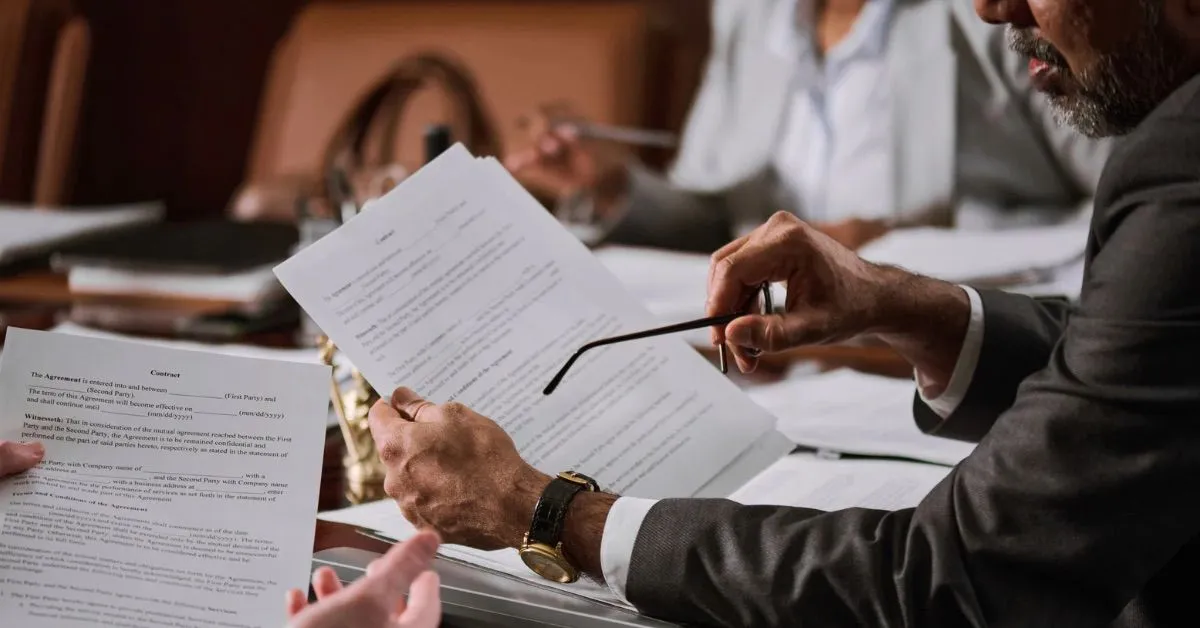 partilha de bens em relacionamentos informais advogado analisando documentos