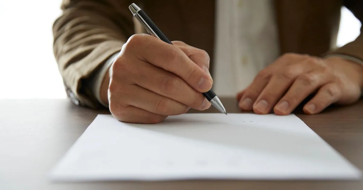 contrato de namoro protege o patrimônio casal assinando documento